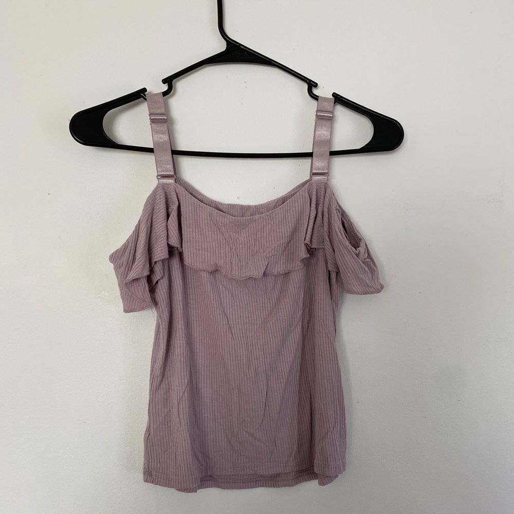 Lavender Ruffle Top from Garage. - Picture 2 of 5